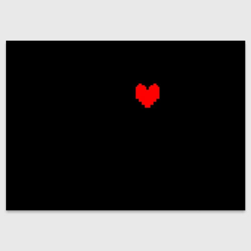 Поздравительная открытка Undertale heart любовь 