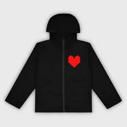 Женская ветровка 3D Undertale heart любовь 