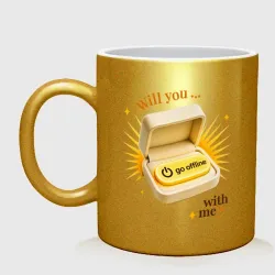 Кружка керамическая Will you go offline with me