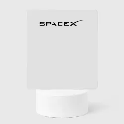 Светильник-ночник SpaceX  white Elon Musk black