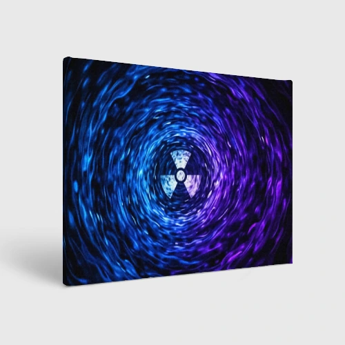 Холст прямоугольный Радиационный водоворот