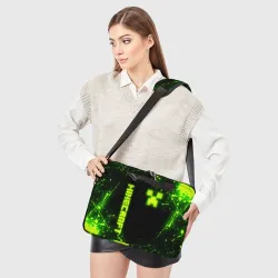 Сумка для ноутбука 3D Майнкрафт токсичный Крипер брызги - фото 2