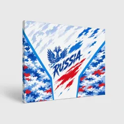 Холст прямоугольный Яркий двуглавый орел