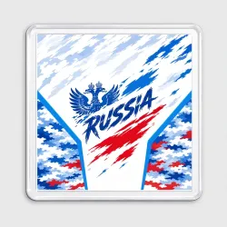 Магнит 55*55 Яркий двуглавый орел