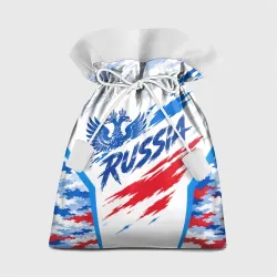 Подарочный 3D мешок Яркий двуглавый орел