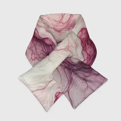 Шарф-пуховик 3D Волны цвета