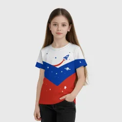 Детская футболка 3D Космическая Россия - фото 2