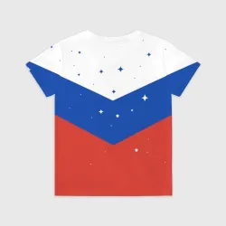 Детская футболка 3D Космическая Россия - фото 2