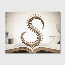 Альбом для рисования Анатомическая книга
