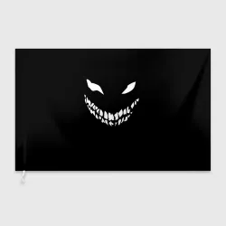 Флаг 3D Disturbed demon white face