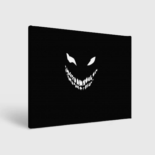 Холст прямоугольный Disturbed demon white face