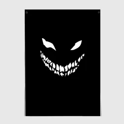 Постер Disturbed demon white face