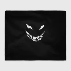 Плед 3D Disturbed demon white face