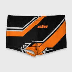 Мужские купальные плавки 3D KTM geometry moto sport