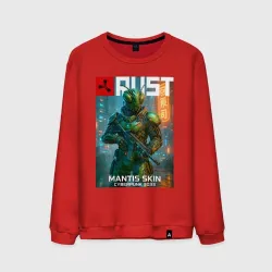 Мужской свитшот хлопок Mantis skin - Rust video game