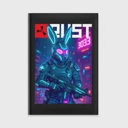 Ежедневник Rabbit skin - video game Rust neon glow