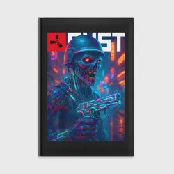 Ежедневник Video game Rust - Zombie skin neon glow