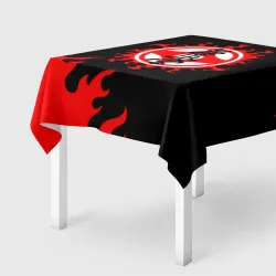 Скатерть 3D Огненный киокушинкай карате 