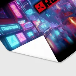 Бумага для упаковки 3D Video game Rust - neon glow - фото 2