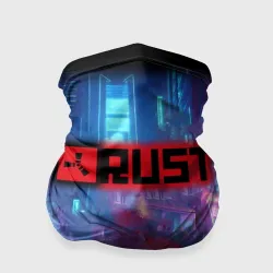 Бандана-труба 3D Video game Rust - neon glow