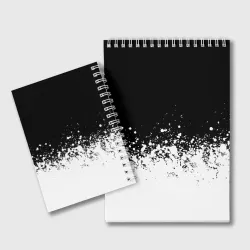 Блокнот Metro 2039 брызги краски на чёрном - фото 2