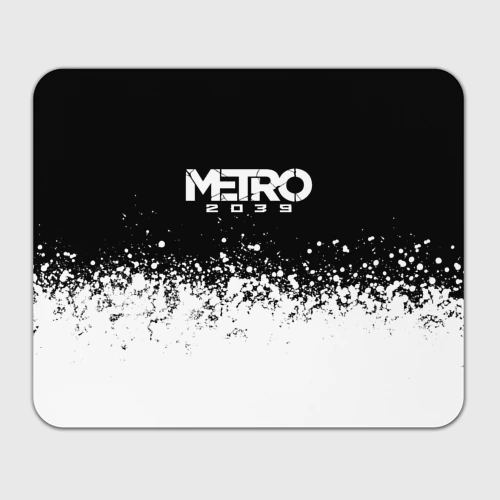 Прямоугольный коврик для мышки Metro 2039 брызги краски на чёрном
