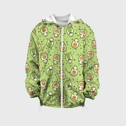 Детская куртка 3D Avocado   паттерн