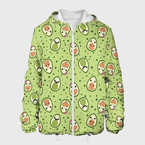 Мужская куртка 3D Avocado   паттерн