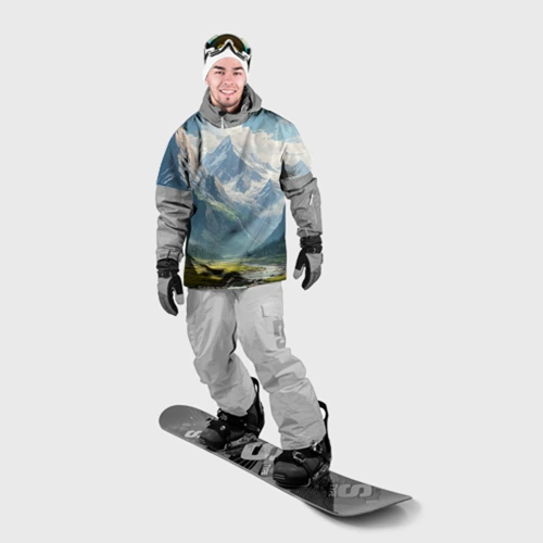 Накидка на куртку 3D Скалы и вершины