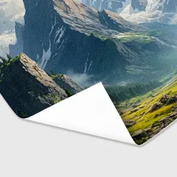 Бумага для упаковки 3D Скалы и вершины - фото 2