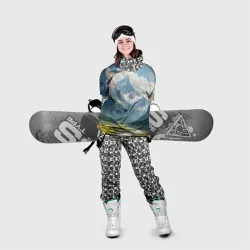 Накидка на куртку 3D Скалы и вершины - фото 2