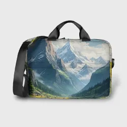 Сумка для ноутбука 3D Скалы и вершины