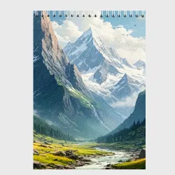 Скетчбук Скалы и вершины