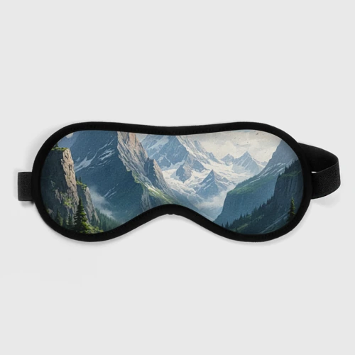 Маска для сна 3D Скалы и вершины