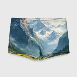 Детские купальные плавки 3D Скалы и вершины