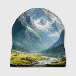 Шапка 3D Скалы и вершины
