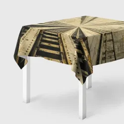 Скатерть 3D Железная дорога