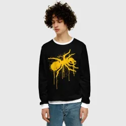 Мужской свитшот 3D The Prodigy yellow ant - фото 2