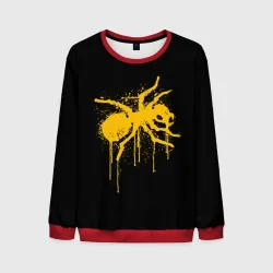 Мужской свитшот 3D The Prodigy yellow ant