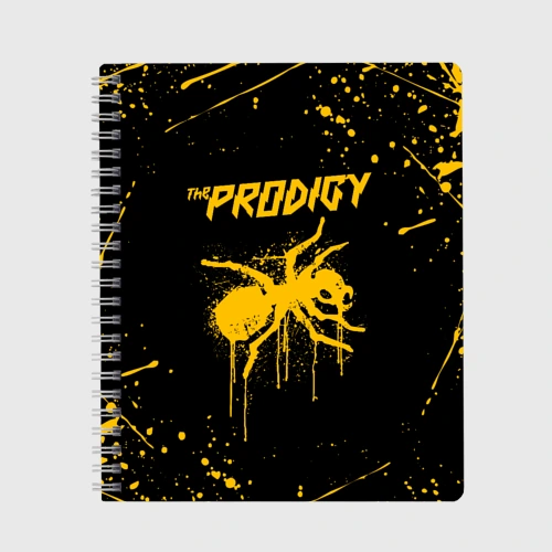 Тетрадь The Prodigy муравей жёлтые брызги краски