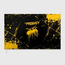 Флаг 3D The Prodigy муравей жёлтые брызги краски