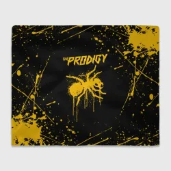 Плед 3D The Prodigy муравей жёлтые брызги краски