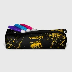 Пенал школьный 3D The Prodigy муравей жёлтые брызги краски - фото 2