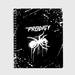 Тетрадь The Prodigy ant yellow брызги красок