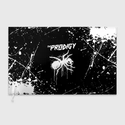 Флаг 3D The Prodigy ant yellow брызги красок
