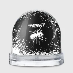 Игрушка Снежный шар The Prodigy ant yellow брызги красок