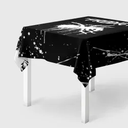 Скатерть 3D The Prodigy ant yellow брызги красок