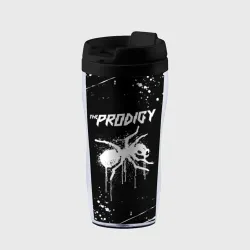 Термокружка-непроливайка The Prodigy ant yellow брызги красок
