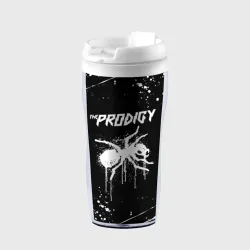 Термокружка-непроливайка The Prodigy ant yellow брызги красок