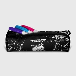 Пенал школьный 3D The Prodigy ant yellow брызги красок - фото 2